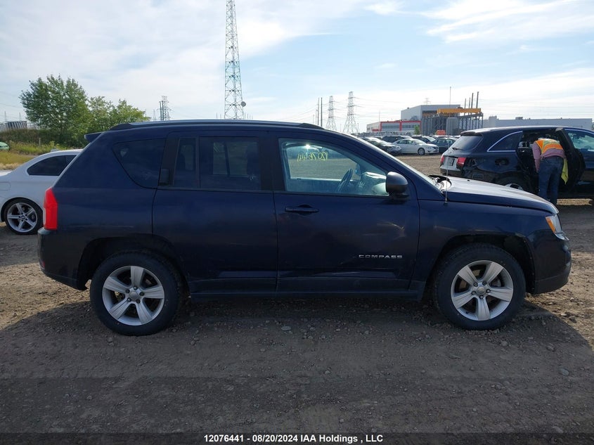 2013 Jeep Compass Sport/North VIN: 1C4NJDAB2DD259727 Lot: 12076441