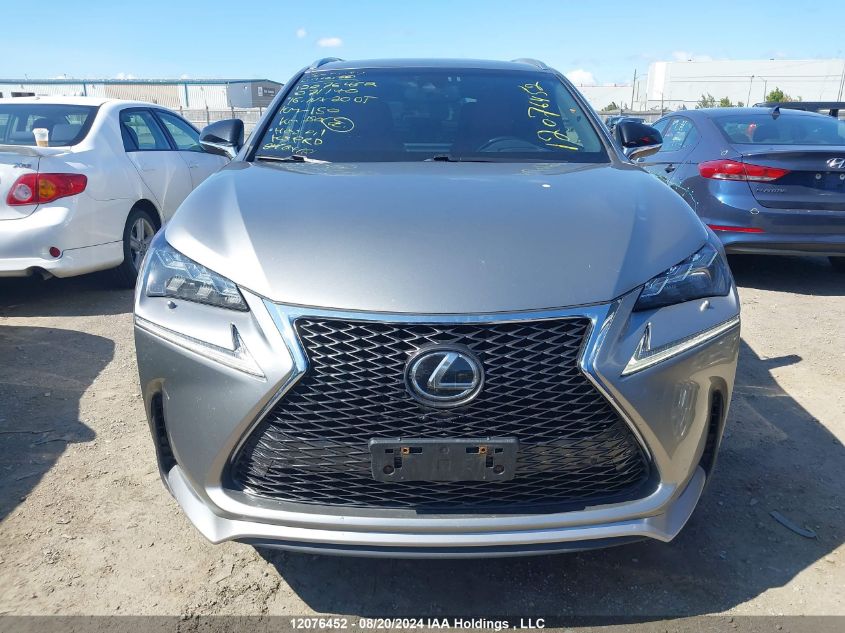 2016 Lexus Nx 200T/Base/F Sport VIN: JTJBARBZ4G2071140 Lot: 12076452