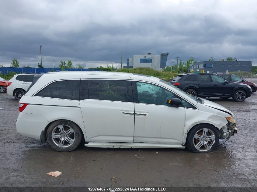 2012 Honda Odyssey Touring/Touring Elite VIN: 5FNRL5H93CB505244 Lot: 12076467