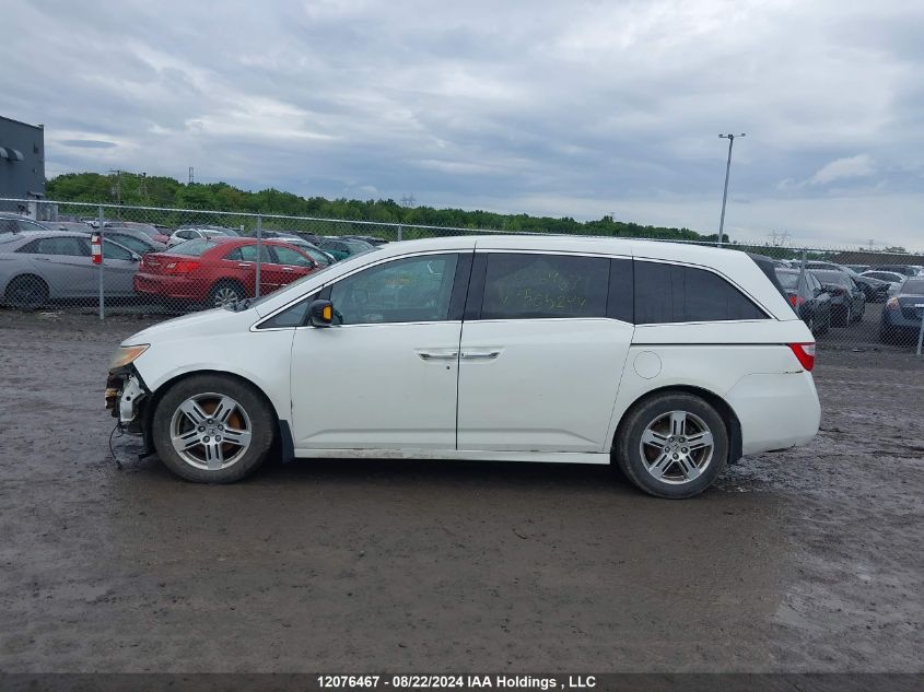 2012 Honda Odyssey Touring/Touring Elite VIN: 5FNRL5H93CB505244 Lot: 12076467