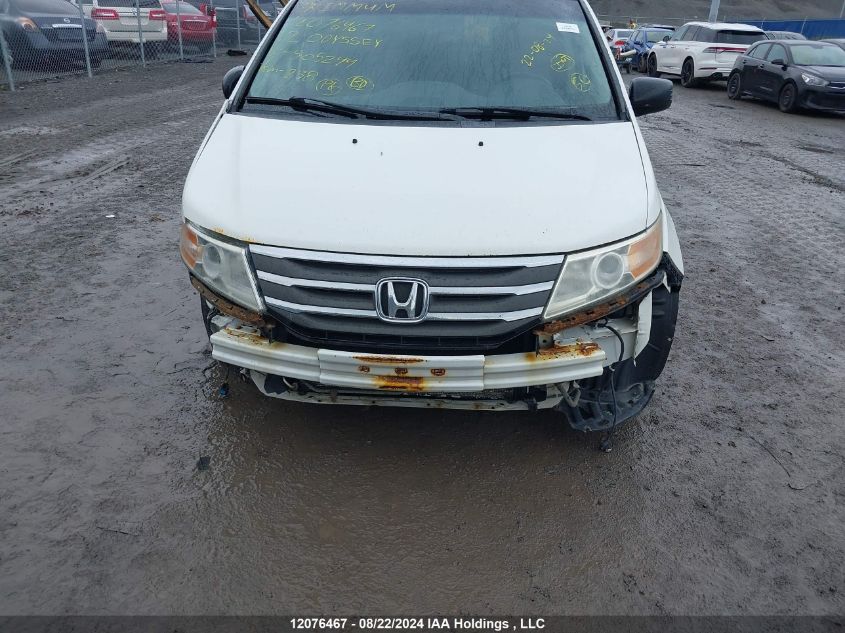 2012 Honda Odyssey Touring/Touring Elite VIN: 5FNRL5H93CB505244 Lot: 12076467