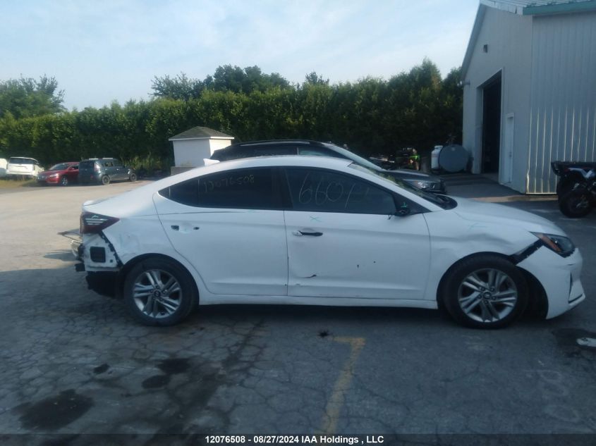 2019 Hyundai Elantra Preferred VIN: KMHD84LFXKU789587 Lot: 12076508