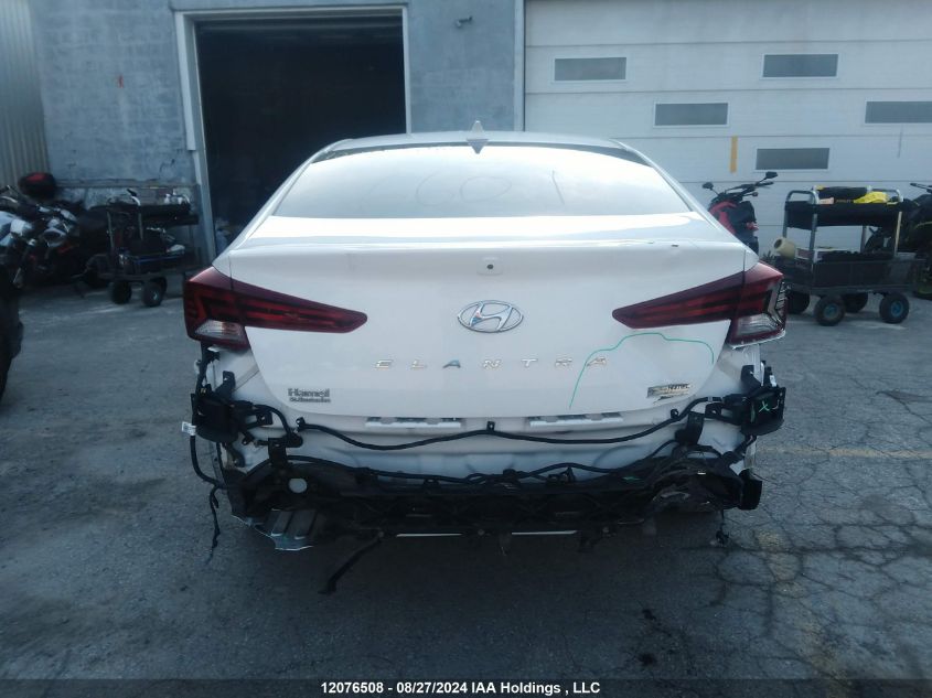 2019 Hyundai Elantra Preferred VIN: KMHD84LFXKU789587 Lot: 12076508