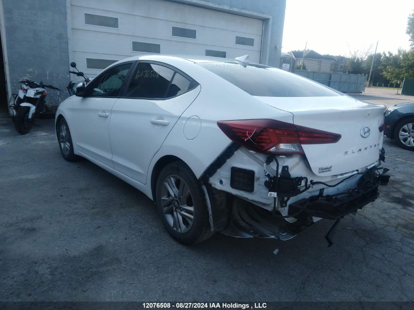 2019 Hyundai Elantra Preferred VIN: KMHD84LFXKU789587 Lot: 12076508