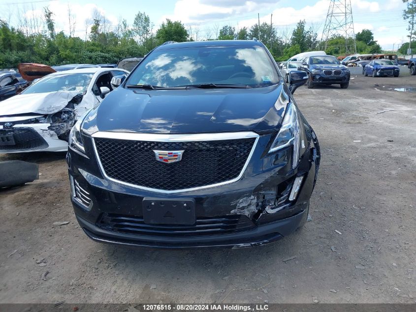 2022 Cadillac Xt5 Sport VIN: 1GYKNGRS7NZ162342 Lot: 12076515