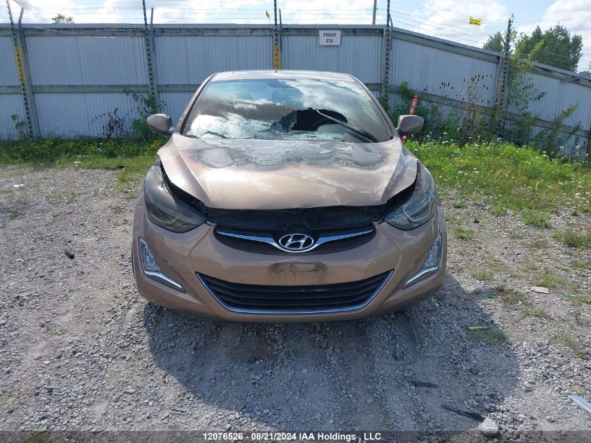 2016 Hyundai Elantra Se/Sport/Limited VIN: KMHDH4AE2GU570723 Lot: 12076526