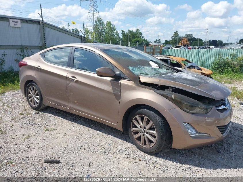 2016 Hyundai Elantra Se/Sport/Limited VIN: KMHDH4AE2GU570723 Lot: 12076526