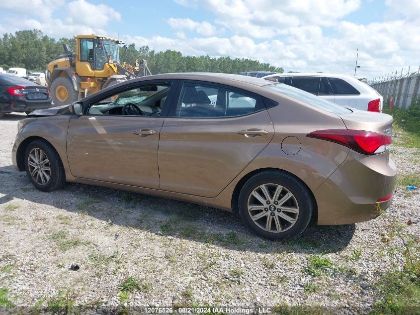 2016 Hyundai Elantra Se/Sport/Limited VIN: KMHDH4AE2GU570723 Lot: 12076526