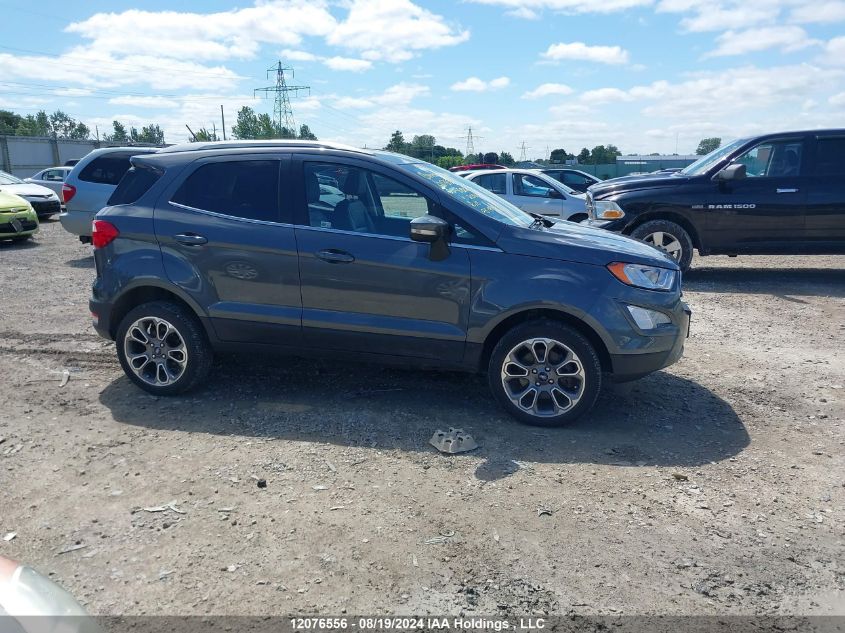 2020 Ford Ecosport Titanium VIN: MAJ6S3KL3LC355086 Lot: 12076556