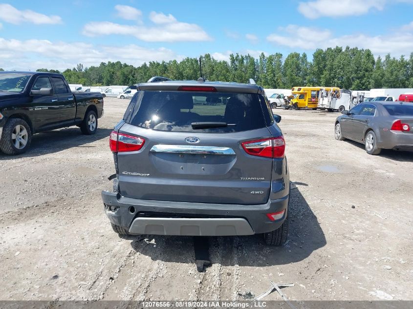 2020 Ford Ecosport Titanium VIN: MAJ6S3KL3LC355086 Lot: 12076556