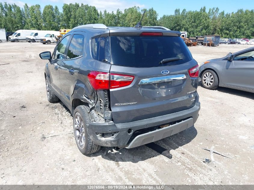 2020 Ford Ecosport Titanium VIN: MAJ6S3KL3LC355086 Lot: 12076556