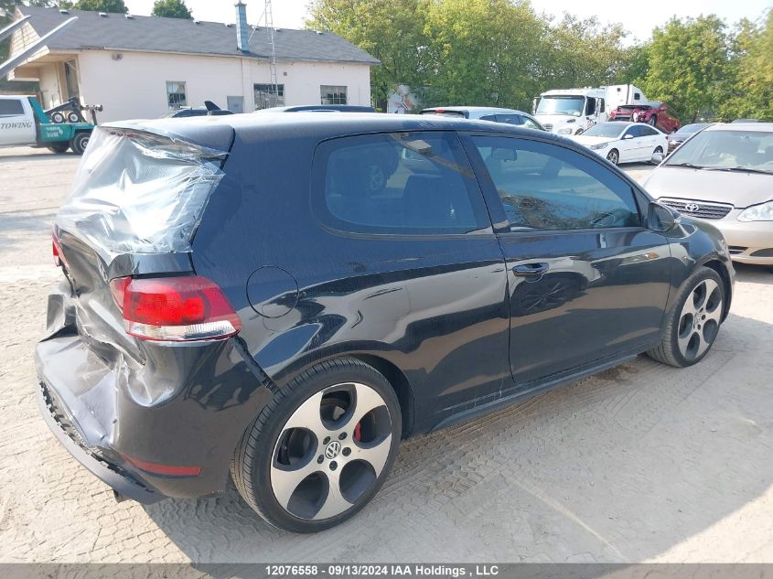 2011 Volkswagen Golf Gti VIN: WVWFV7AJ5BW289422 Lot: 12076558