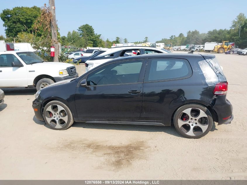 2011 Volkswagen Golf Gti VIN: WVWFV7AJ5BW289422 Lot: 12076558