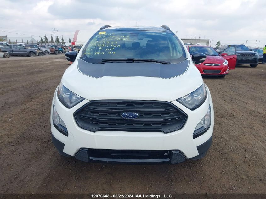 2019 Ford Ecosport Ses VIN: MAJ6S3JL5KC265289 Lot: 12076643