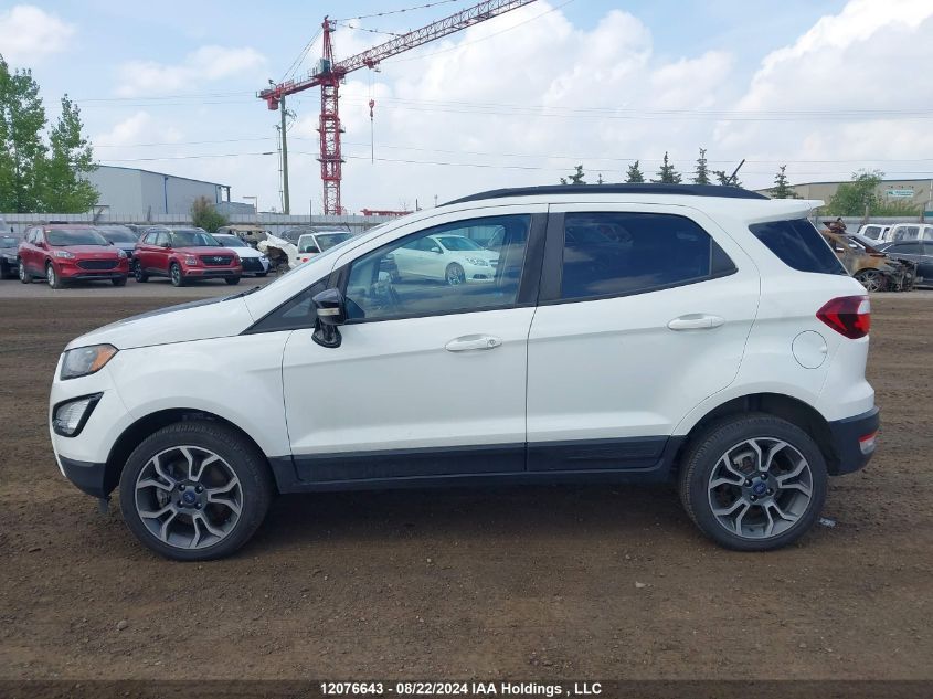 2019 Ford Ecosport Ses VIN: MAJ6S3JL5KC265289 Lot: 12076643