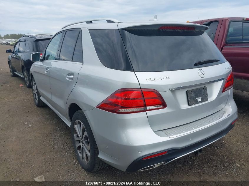 2017 Mercedes-Benz Gle 400 4Matic VIN: 4JGDA5GB8HA821142 Lot: 12076673