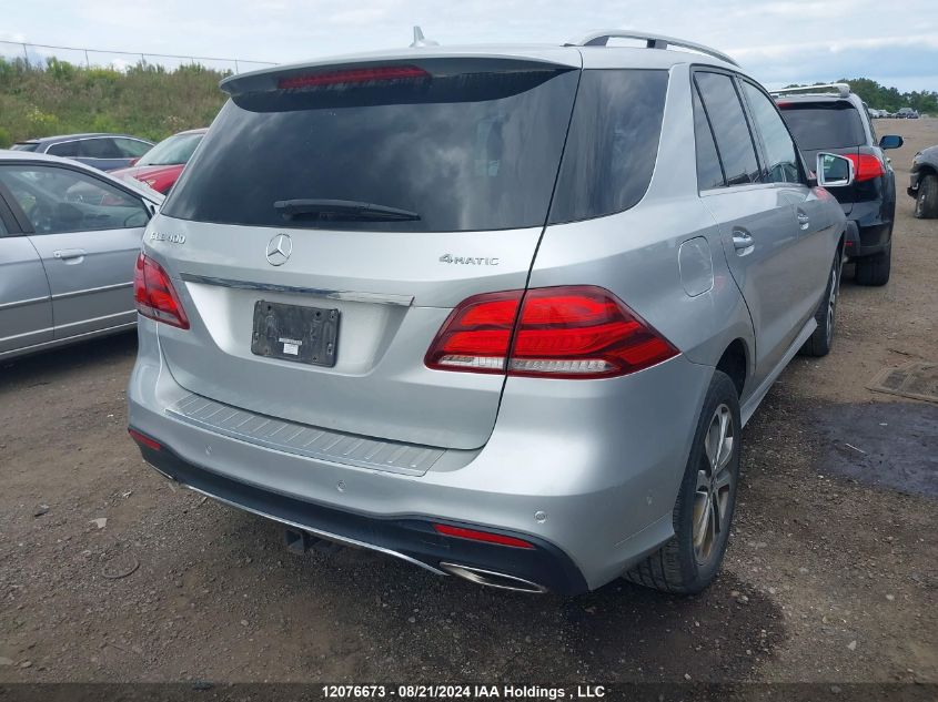 2017 Mercedes-Benz Gle 400 4Matic VIN: 4JGDA5GB8HA821142 Lot: 12076673