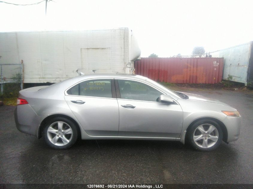 2010 Acura Tsx VIN: JH4CU2F69AC800223 Lot: 12076692