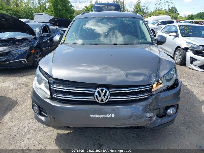 WVGJV7AX2FW550537 2015 Volkswagen Tiguan