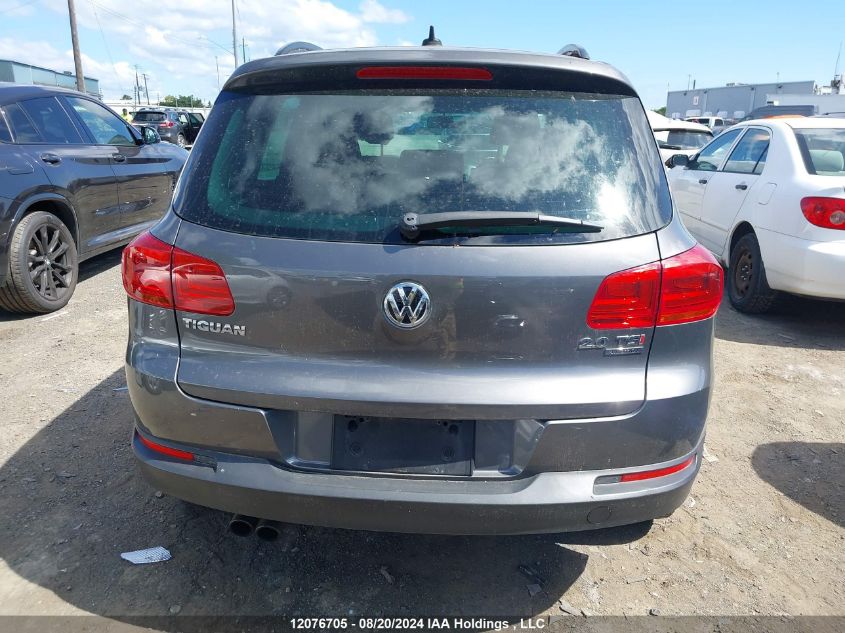 2015 Volkswagen Tiguan VIN: WVGJV7AX2FW550537 Lot: 12076705