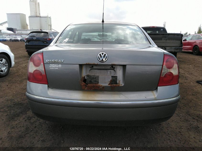 2003 Volkswagen Passat VIN: WVWPD63B03P112571 Lot: 12076720