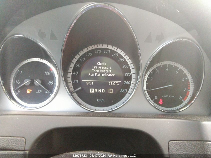 2011 Mercedes-Benz C-Class VIN: WDDGF8BB5BA529683 Lot: 12076723