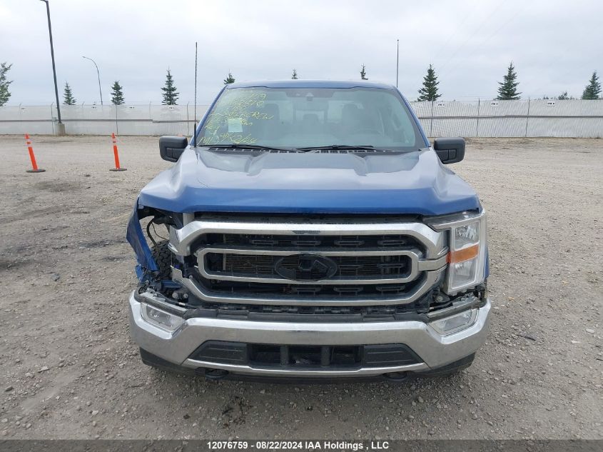 2022 Ford F150 Supercrew VIN: 1FTFW1E87NFA82570 Lot: 12076759