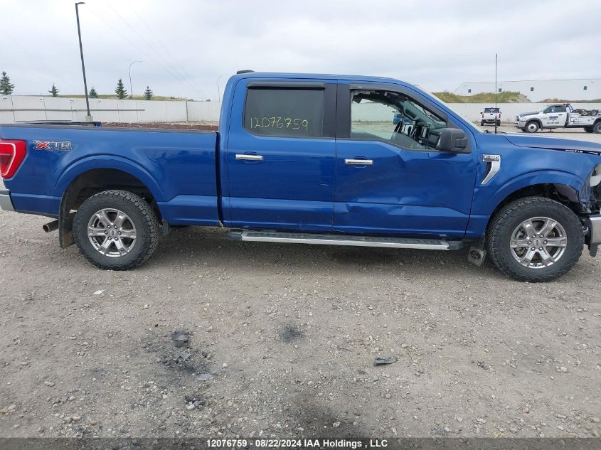 2022 Ford F150 Supercrew VIN: 1FTFW1E87NFA82570 Lot: 12076759