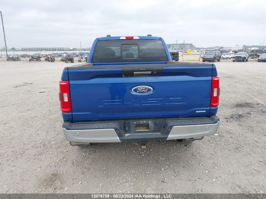 2022 Ford F150 Supercrew VIN: 1FTFW1E87NFA82570 Lot: 12076759