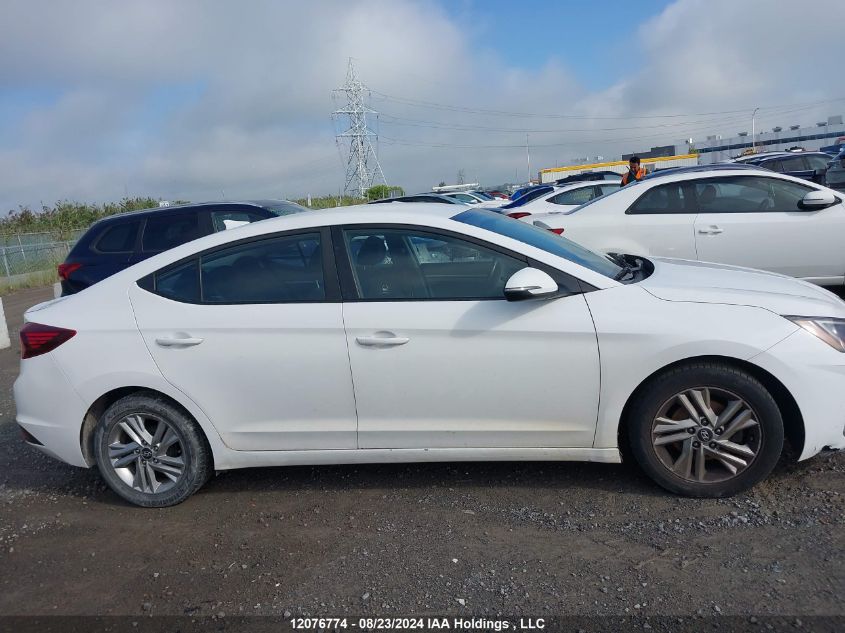 2019 Hyundai Elantra VIN: KMHD84LF3KU790497 Lot: 12076774