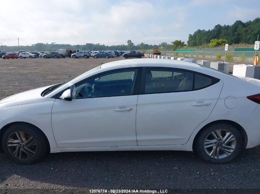 2019 Hyundai Elantra VIN: KMHD84LF3KU790497 Lot: 12076774