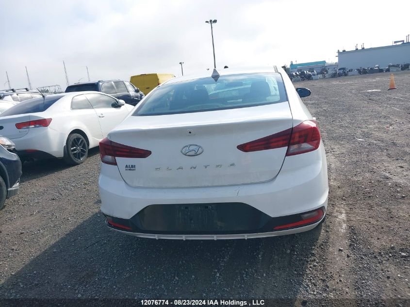 2019 Hyundai Elantra VIN: KMHD84LF3KU790497 Lot: 12076774