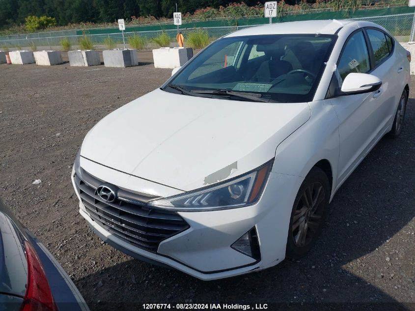 2019 Hyundai Elantra VIN: KMHD84LF3KU790497 Lot: 12076774