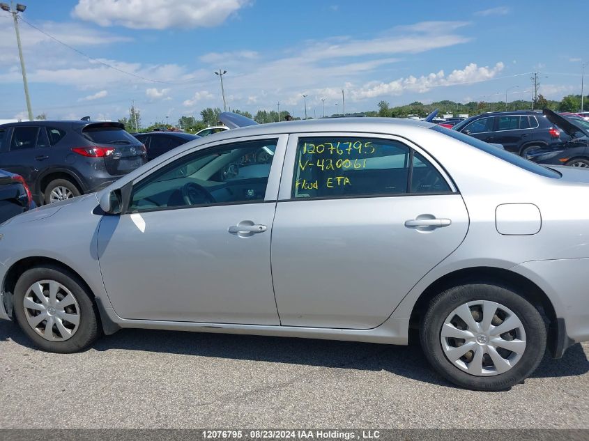 2010 Toyota Corolla VIN: 2T1BU4EE3AC420061 Lot: 12076795