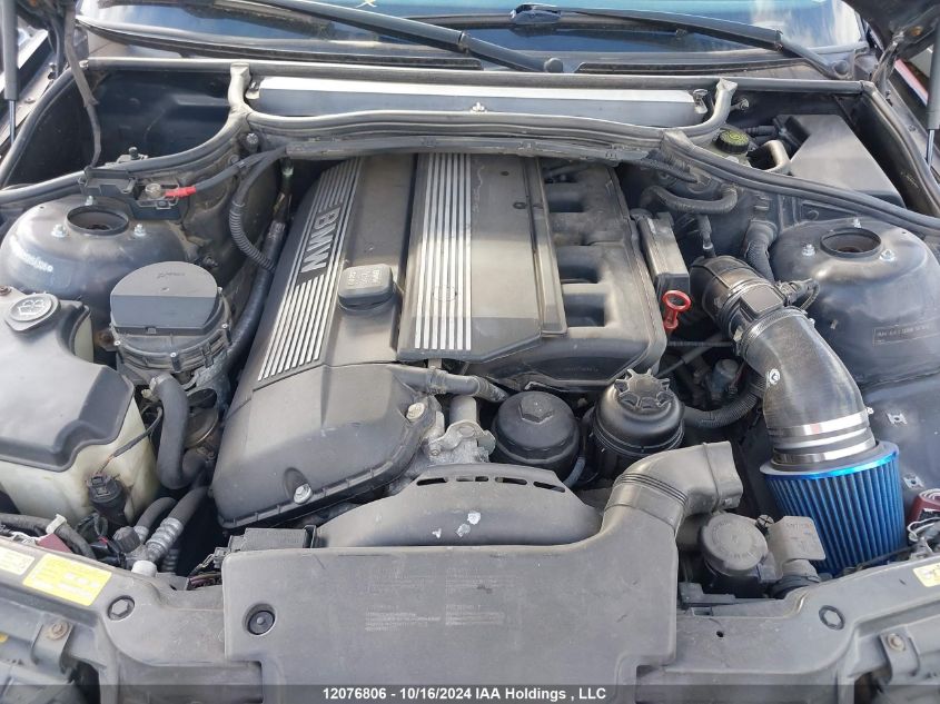 2001 BMW 3 Series VIN: WBABS33421JY54306 Lot: 12076806