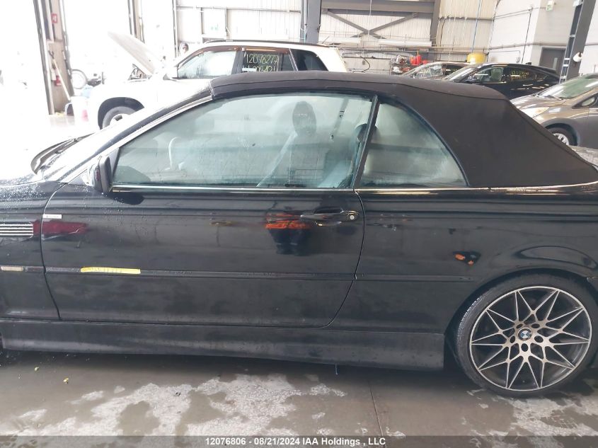 2001 BMW 3 Series VIN: WBABS33421JY54306 Lot: 12076806