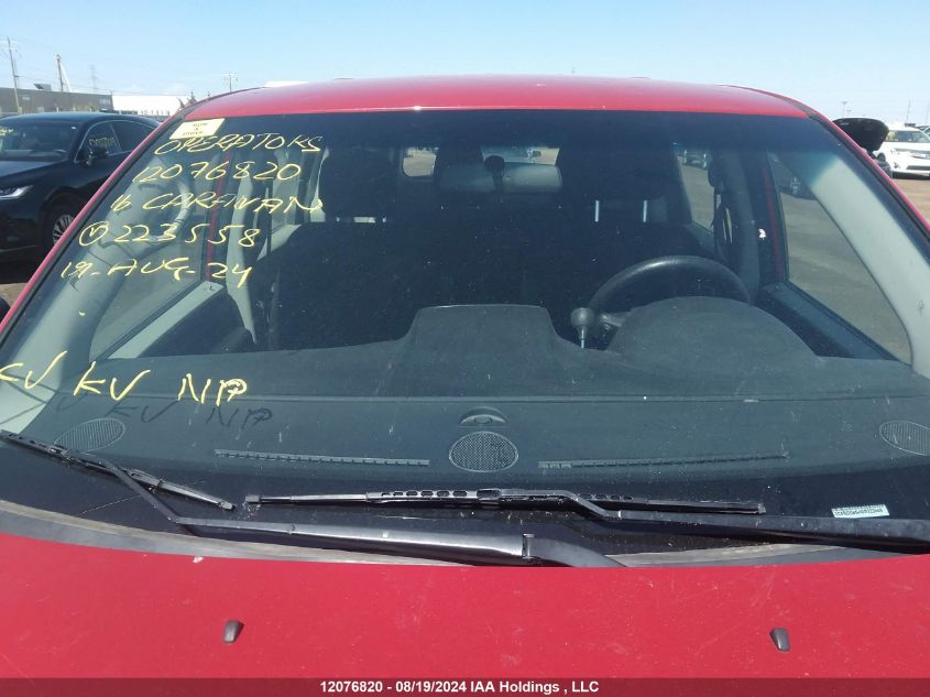 2016 Dodge Grand Caravan Se/Sxt VIN: 2C4RDGBG4GR223558 Lot: 12076820