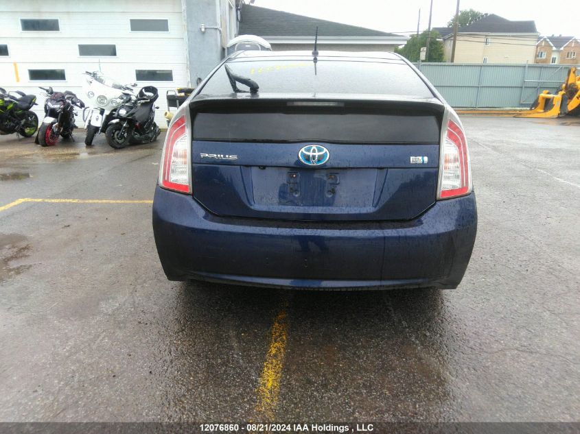 2013 Toyota Prius VIN: JTDKN3DU5D0347578 Lot: 12076860