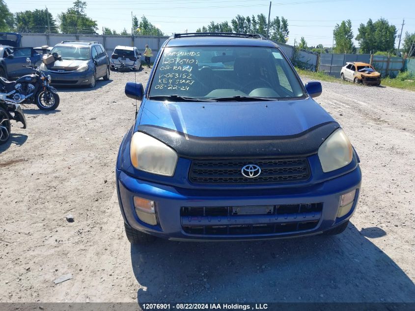 2002 Toyota Rav4 VIN: JTEHH20V826063152 Lot: 12076901