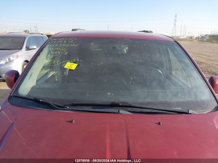 2012 Chrysler Town & Country Touring VIN: 2C4RC1BG6CR337152 Lot: 12076936