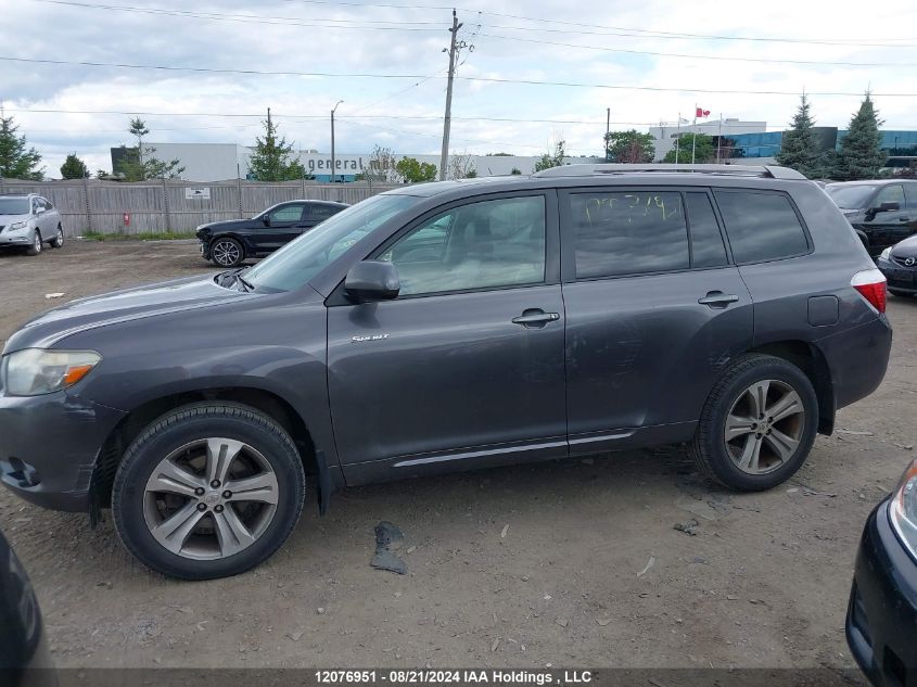 2009 Toyota Highlander Sport VIN: JTEES43A692114657 Lot: 12076951