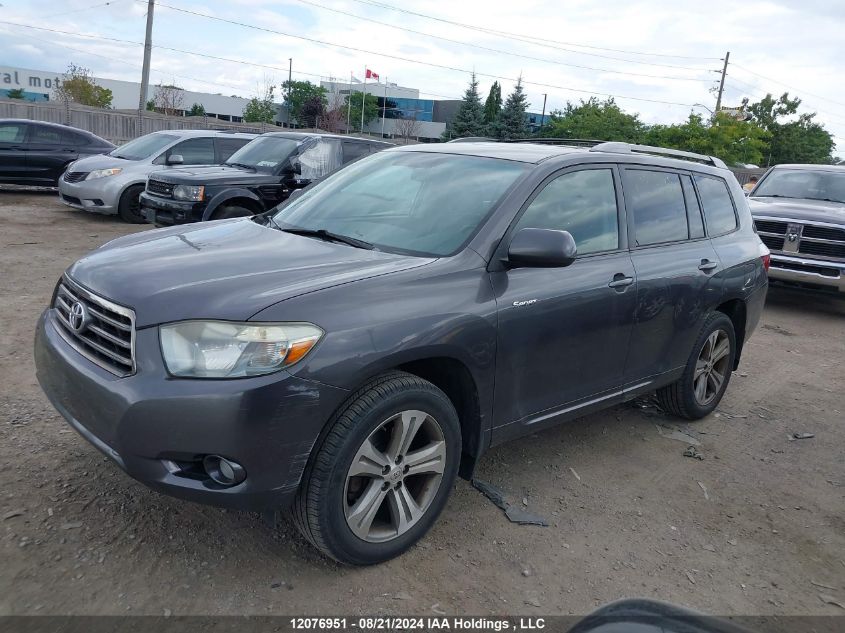 2009 Toyota Highlander Sport VIN: JTEES43A692114657 Lot: 12076951