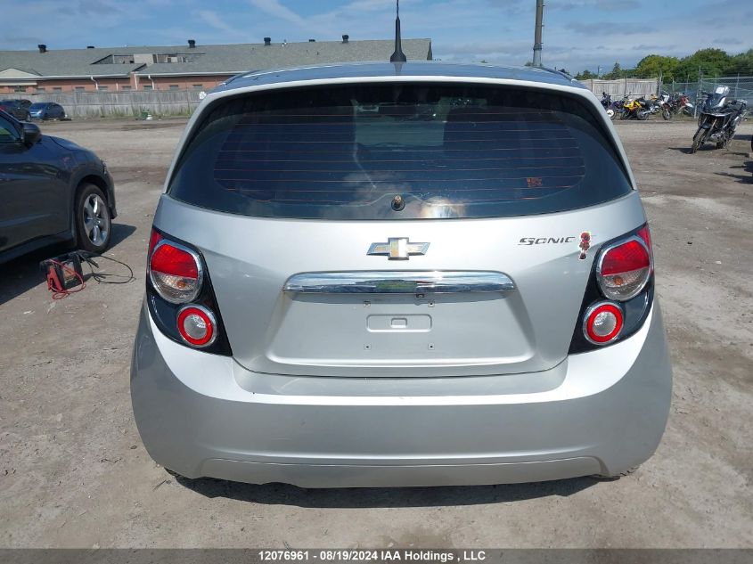 2014 Chevrolet Sonic Lt VIN: 1G1JC6EH2E4124471 Lot: 12076961