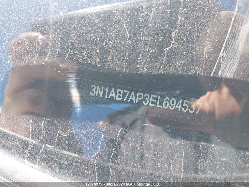 2014 Nissan Sentra VIN: 3N1AB7AP3EL694537 Lot: 12076979