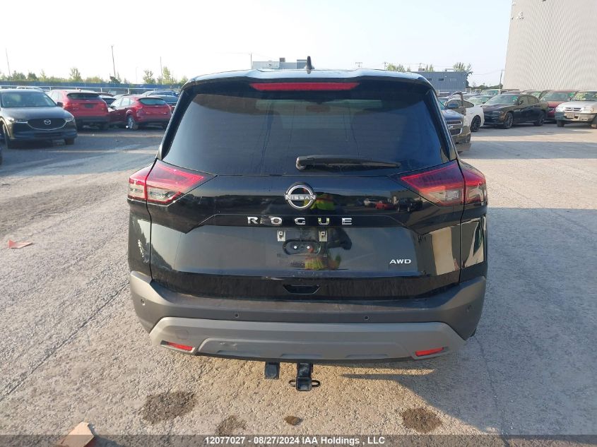 2022 Nissan Rogue VIN: 5N1AT3AB4NC727317 Lot: 12077027