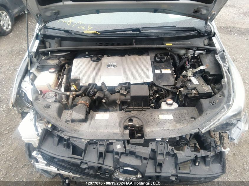 2016 Toyota Prius Technology/Touring VIN: JTDKBRFU8G3001956 Lot: 12077075