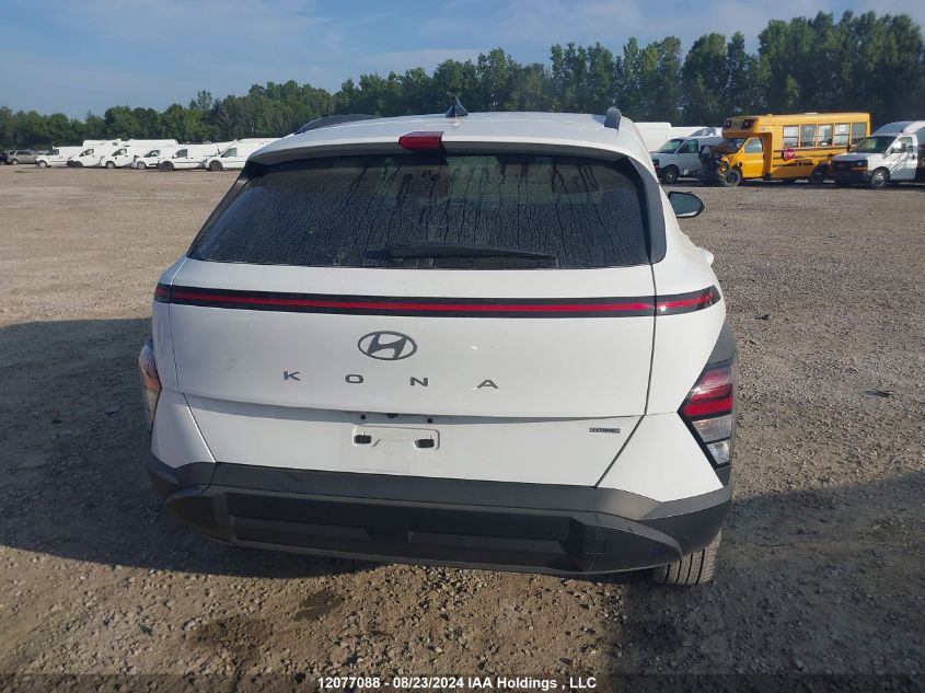 2024 Hyundai Kona Sel VIN: KM8HBCAB0RU129937 Lot: 12077088