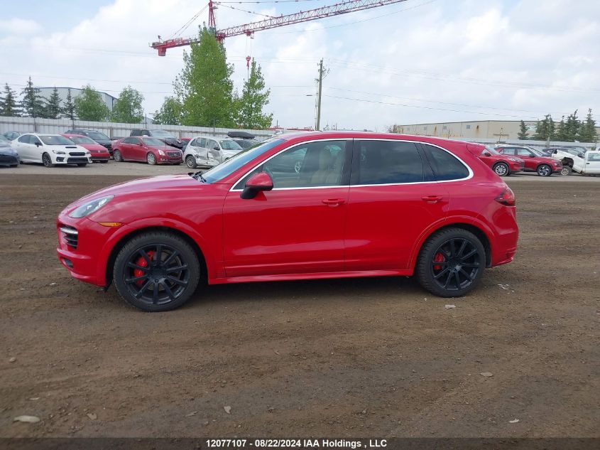 2013 Porsche Cayenne Gts VIN: WP1AD2A29DLA74007 Lot: 12077107