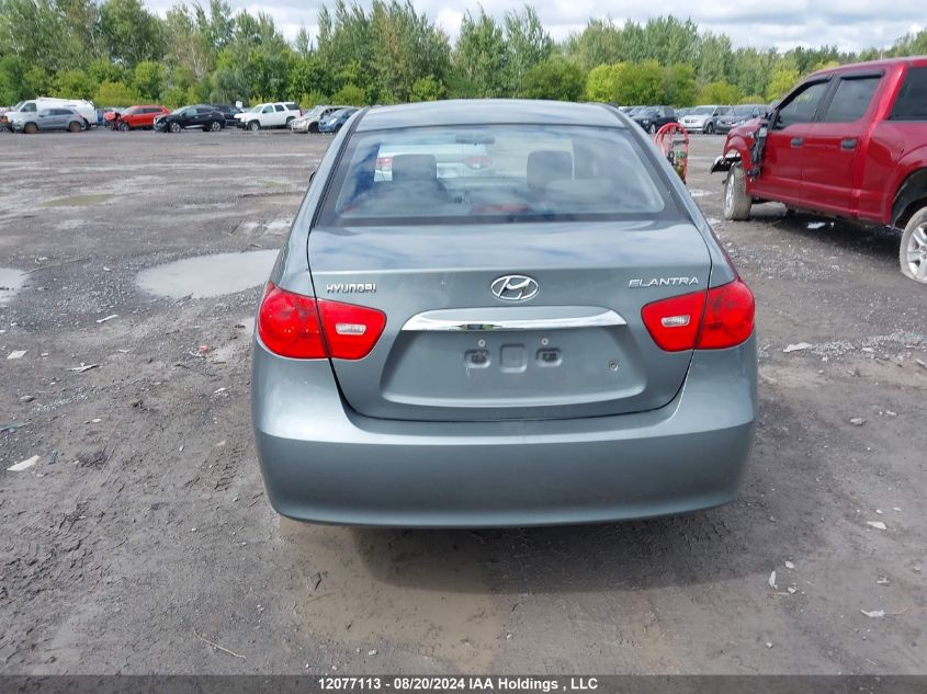 2010 Hyundai Elantra Gl VIN: KMHDU4BD6AU005173 Lot: 12077113