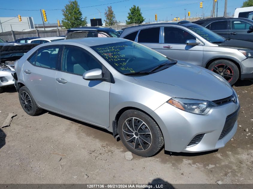 2015 Toyota Corolla L/Le/Le Pls/Prm/S/S Pls VIN: 2T1BURHE1FC446237 Lot: 12077136